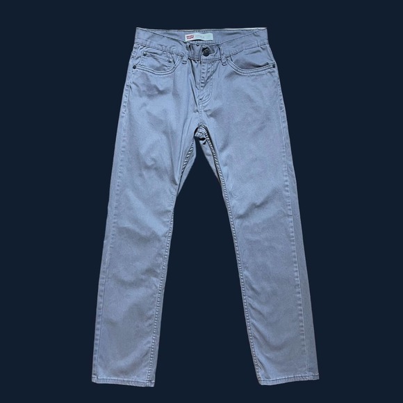 Levi’s Boys 511 Slim Performance Chino Pant Gray Size 18 Reg 29/29 - Picture 2 of 9